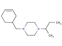 1-sec-butyl-4-(3-cyclohexen-1-ylmethyl)piperazine oxalate