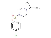 1-[(4-chlorophenyl)sulfonyl]-4-isopropylpiperazine
