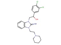 1-(3,4-dichlorophenyl)-2-{2-imino-3-[2-(1-piperidinyl)ethyl]-2,3-dihydro-1H-benzimidazol-1-yl}ethanol dihydrochloride