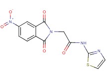 2-(5-nitro-1,3-dioxo-1,3-dihydro-2H-isoindol-2-yl)-N-1,3-thiazol-2-ylacetamide