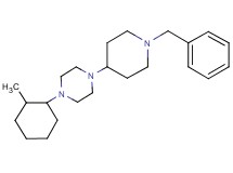 1-(1-benzyl-4-piperidinyl)-4-(2-methylcyclohexyl)piperazine oxalate