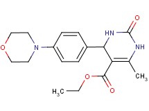 ethyl 6-methyl-4-[4-(4-morpholinyl)phenyl]-2-oxo-1,2,3,4-tetrahydro-5-pyrimidinecarboxylate