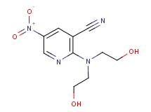 2-[bis(2-hydroxyethyl)amino]-5-nitronicotinonitrile