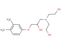 1-[bis(2-hydroxyethyl)amino]-3-(3,4-dimethylphenoxy)-2-propanol hydrochloride