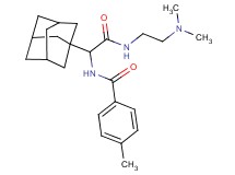 N-(1-(1-adamantyl)-2-{[2-(dimethylamino)ethyl]amino}-2-oxoethyl)-4-methylbenzamide