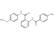 N-(4-methoxyphenyl)-2-[(4-methylbenzoyl)amino]benzamide