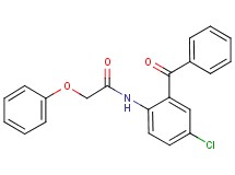 N-(2-benzoyl-4-chlorophenyl)-2-phenoxyacetamide