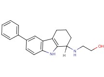 2-[(6-phenyl-2,3,4,9-tetrahydro-1H-carbazol-1-yl)amino]ethanol