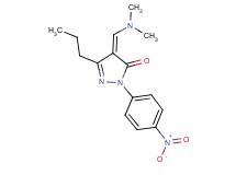 4-[(dimethylamino)methylene]-2-(4-nitrophenyl)-5-propyl-2,4-dihydro-3H-pyrazol-3-one