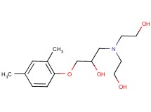 1-[bis(2-hydroxyethyl)amino]-3-(2,4-dimethylphenoxy)-2-propanol hydrochloride