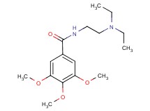 N-[2-(diethylamino)ethyl]-3,4,5-trimethoxybenzamide