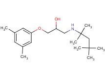 1-(3,5-dimethylphenoxy)-3-[(1,1,3,3-tetramethylbutyl)amino]-2-propanol hydrochloride