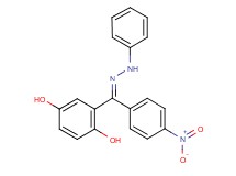 (2,5-dihydroxyphenyl)(4-nitrophenyl)methanone phenylhydrazone