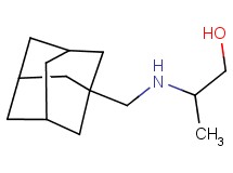 2-[(1-adamantylmethyl)amino]-1-propanol hydrochloride