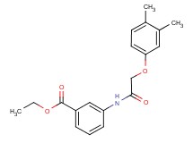 ethyl 3-{[(3,4-dimethylphenoxy)acetyl]amino}benzoate