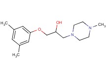 1-(3,5-dimethylphenoxy)-3-(4-methyl-1-piperazinyl)-2-propanol dihydrochloride