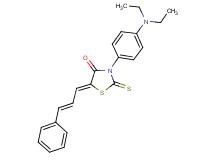 3-[4-(diethylamino)phenyl]-5-(3-phenyl-2-propen-1-ylidene)-2-thioxo-1,3-thiazolidin-4-one