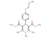 dimethyl 1,2,6-trimethyl-4-(4-propoxyphenyl)-1,4-dihydro-3,5-pyridinedicarboxylate