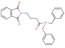 N,N-dibenzyl-4-(1,3-dioxo-1,3-dihydro-2H-isoindol-2-yl)butanamide