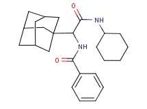 N-[1-(1-adamantyl)-2-(cyclohexylamino)-2-oxoethyl]benzamide