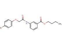 butyl 3-{[(4-bromophenoxy)acetyl]amino}benzoate