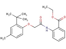ethyl 2-{[(2-tert-butyl-4-methylphenoxy)acetyl]amino}benzoate