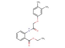 ethyl 2-{[(3,4-dimethylphenoxy)acetyl]amino}benzoate