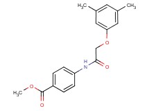 methyl 4-{[(3,5-dimethylphenoxy)acetyl]amino}benzoate