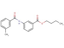 butyl 3-[(3-methylbenzoyl)amino]benzoate