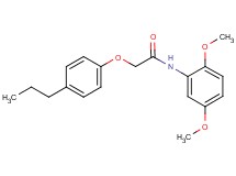 N-(2,5-dimethoxyphenyl)-2-(4-propylphenoxy)acetamide