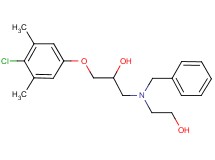 1-[benzyl(2-hydroxyethyl)amino]-3-(4-chloro-3,5-dimethylphenoxy)-2-propanol hydrochloride