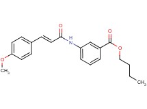 butyl 3-{[3-(4-methoxyphenyl)acryloyl]amino}benzoate