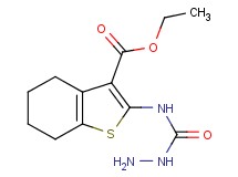 ethyl 2-[(hydrazinocarbonyl)amino]-4,5,6,7-tetrahydro-1-benzothiophene-3-carboxylate