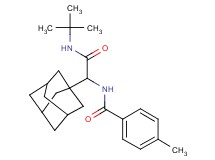 N-[1-(1-adamantyl)-2-(tert-butylamino)-2-oxoethyl]-4-methylbenzamide