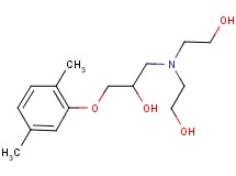 1-[bis(2-hydroxyethyl)amino]-3-(2,5-dimethylphenoxy)-2-propanol hydrochloride