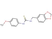 N-(1,3-benzodioxol-5-ylmethyl)-N'-(4-methoxyphenyl)thiourea