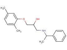 1-(2,5-dimethylphenoxy)-3-[(1-phenylethyl)amino]-2-propanol hydrochloride