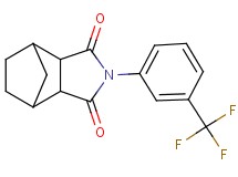 4-[3-(trifluoromethyl)phenyl]-4-azatricyclo[5.2.1.0~2,6~]decane-3,5-dione