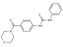 N-[4-(4-morpholinylcarbonyl)phenyl]-N'-phenylurea