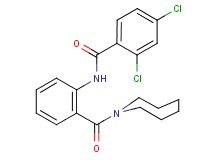 N-[2-(1-azepanylcarbonyl)phenyl]-2,4-dichlorobenzamide