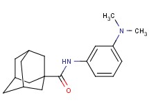 N-[3-(dimethylamino)phenyl]-1-adamantanecarboxamide