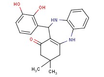 11-(2,3-dihydroxyphenyl)-3,3-dimethyl-2,3,4,5,10,11-hexahydro-1H-dibenzo[b,e][1,4]diazepin-1-one