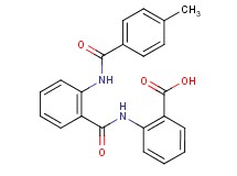 2-({2-[(4-methylbenzoyl)amino]benzoyl}amino)benzoic acid