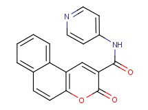 3-oxo-N-4-pyridinyl-3H-benzo[f]chromene-2-carboxamide