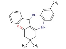 3,3,8-trimethyl-11-phenyl-2,3,4,5,10,11-hexahydro-1H-dibenzo[b,e][1,4]diazepin-1-one