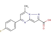 5-(4-fluorophenyl)-7-methylpyrazolo[1,5-a]pyrimidine-2-carboxylic acid