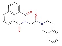 2-[2-(3,4-dihydro-2(1H)-isoquinolinyl)-2-oxoethyl]-1H-benzo[de]isoquinoline-1,3(2H)-dione