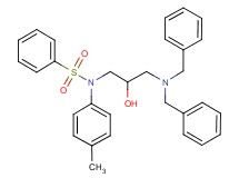 N-[3-(dibenzylamino)-2-hydroxypropyl]-N-(4-methylphenyl)benzenesulfonamide