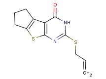 2-(allylthio)-3,5,6,7-tetrahydro-4H-cyclopenta[4,5]thieno[2,3-d]pyrimidin-4-one