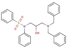 N-[3-(dibenzylamino)-2-hydroxypropyl]-N-phenylbenzenesulfonamide